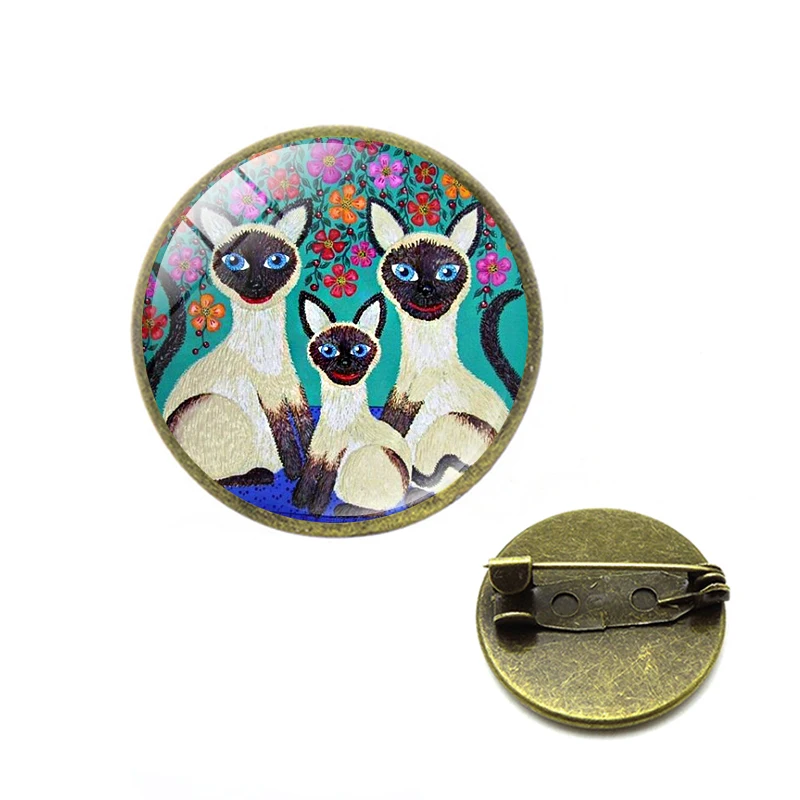 Модные Красочные Кошки Фамильные Броши ручной работы ювелирные изделия для