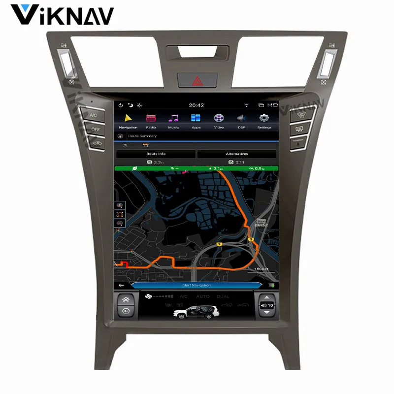 Автомобильный радиоприемник для Lexus LS460 2006 - 2012 Android радио вертикальный экран 2Din