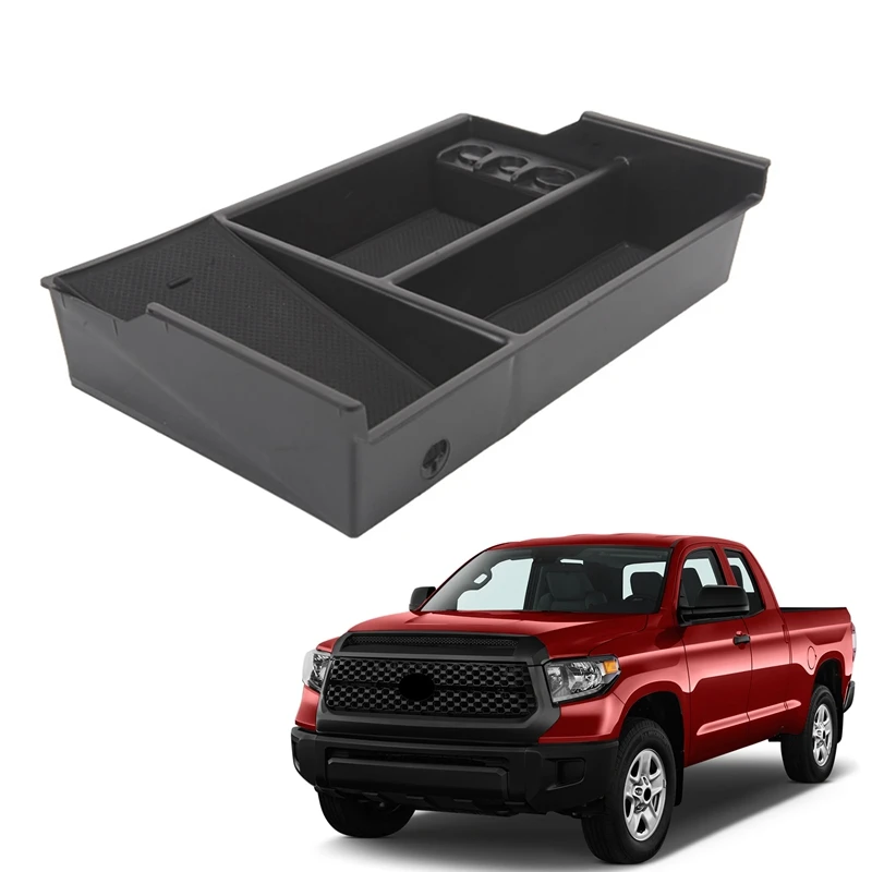 

Коробка центральный автомобильный подлокотник для хранения для органайзера для центральной консоли Toyota- Sequoia