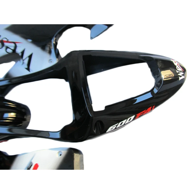 Комплект обтекателей для HONDA CBR 600 F4I 2001 2002 2003 белые черные обтекатели впрыска CBR600