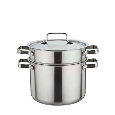 

Thickened multifunctional stainless steel soup pot Binaural soup stock separation drain spaghetti pot heightened deep fried cook