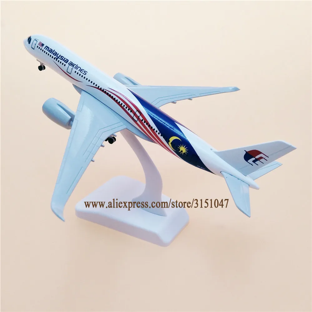 20 см металлическая модель самолета Air Malaysia Airbus 350 A350 Airways w колеса детский подарок| |