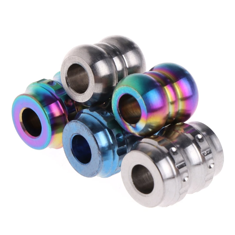

Outdoor Camping EDC Tools Titanium Alloy TC4 Knife Beads Paracord Rope Pendant 62KF