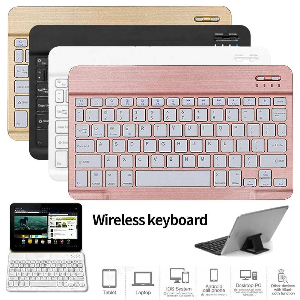 Teclado sem Fio para Ipad Sistema de Alta Universal para Jogos Bluetooth Samsung Android Qualidade Tablet pc Mini Teclado 3.0 Ios