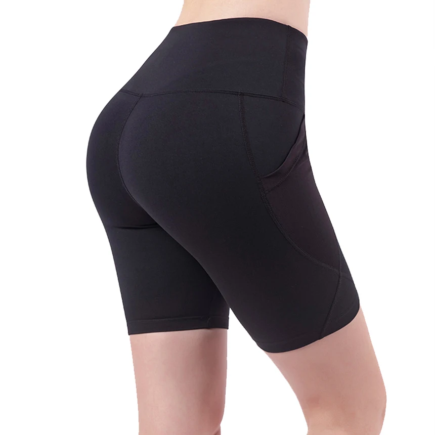 Женские шорты для йоги фитнес женщины лето высокая талия обтягивающие