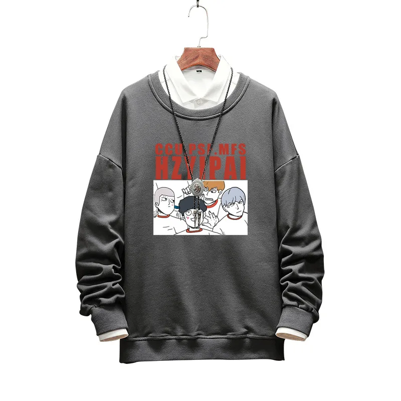 Весна и осень 2020 новый молодежный популярный мужской Свободный свитшот с принтом