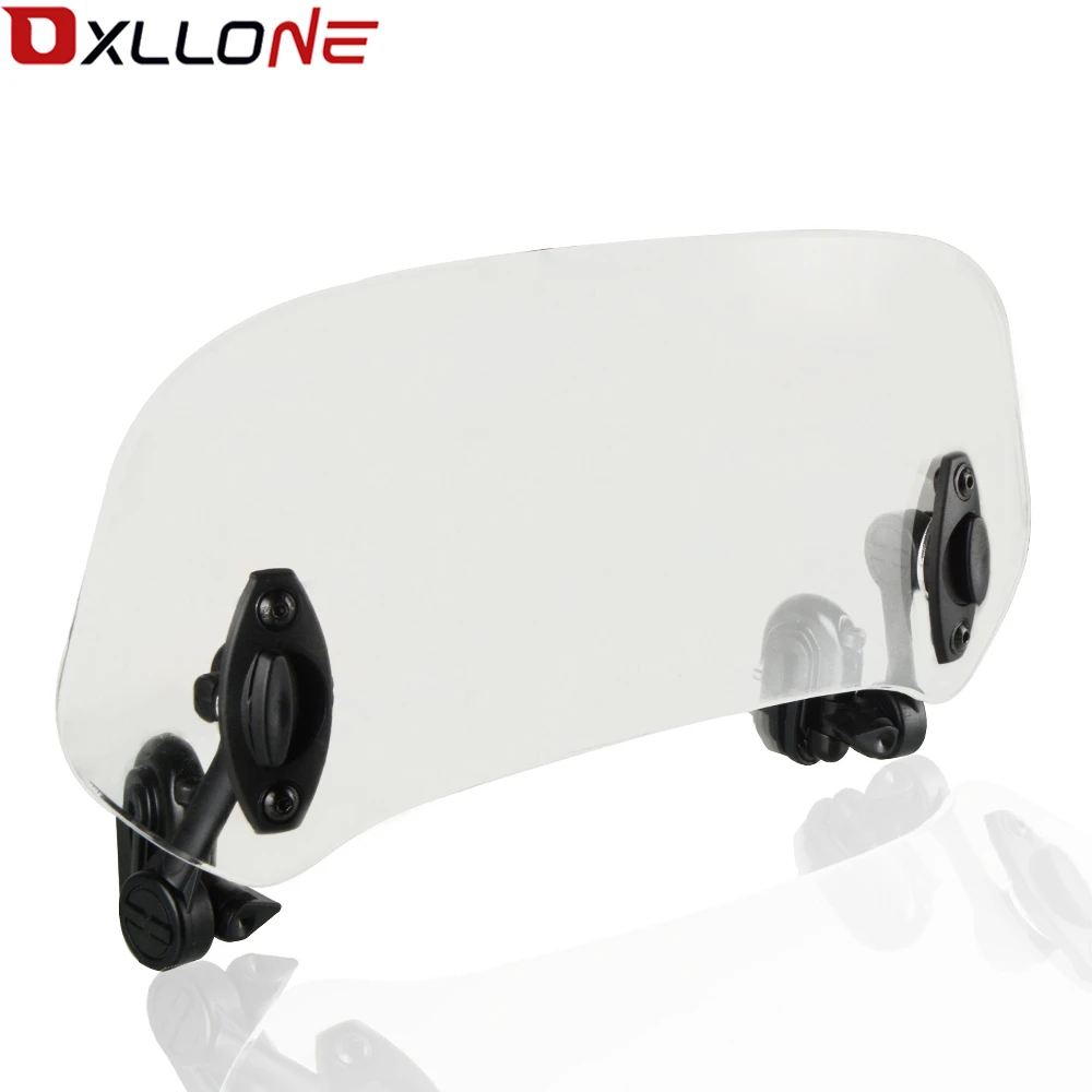 Универсальный мотоциклетный Регулируемый ветровой экран спойлер на лобовое