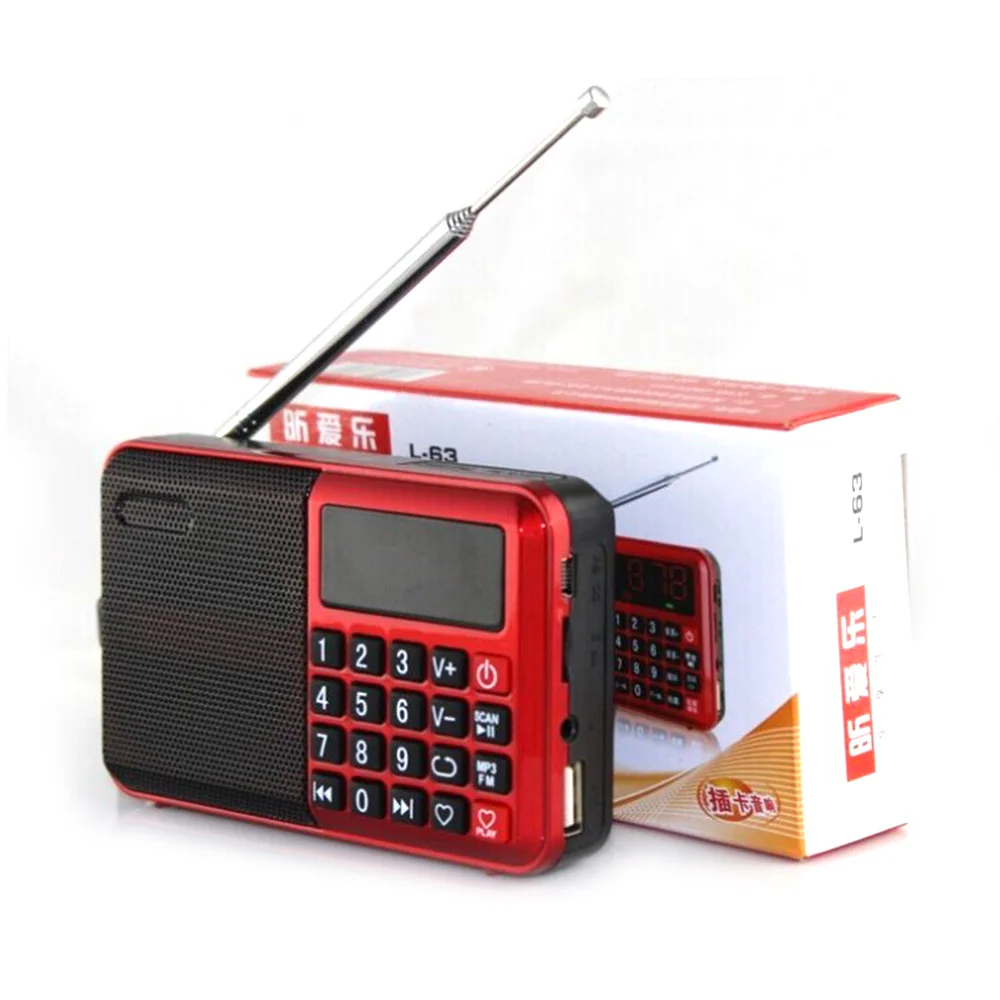 Портативная карта Mp3 радио мини fm-радио Bluetooth портативный динамик MP3 TF карта музыкальный плейер с интерфейсом USB Boombox