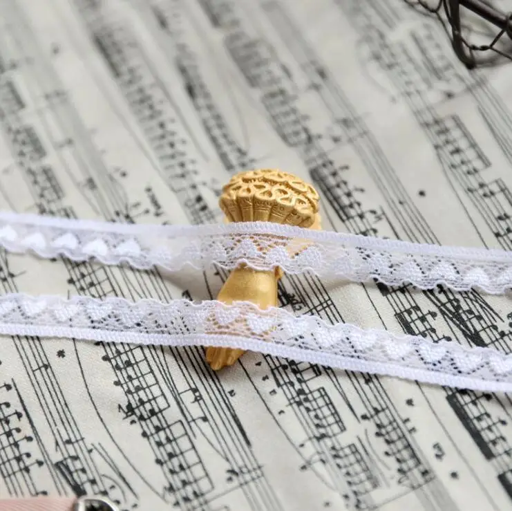 10 метров Φ Обрезка вышивки своими руками чистая белая эластичная кружевная