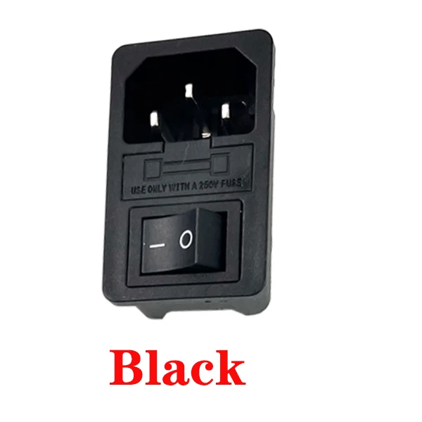 

Красный кулисный выключатель с предохранителем 10А