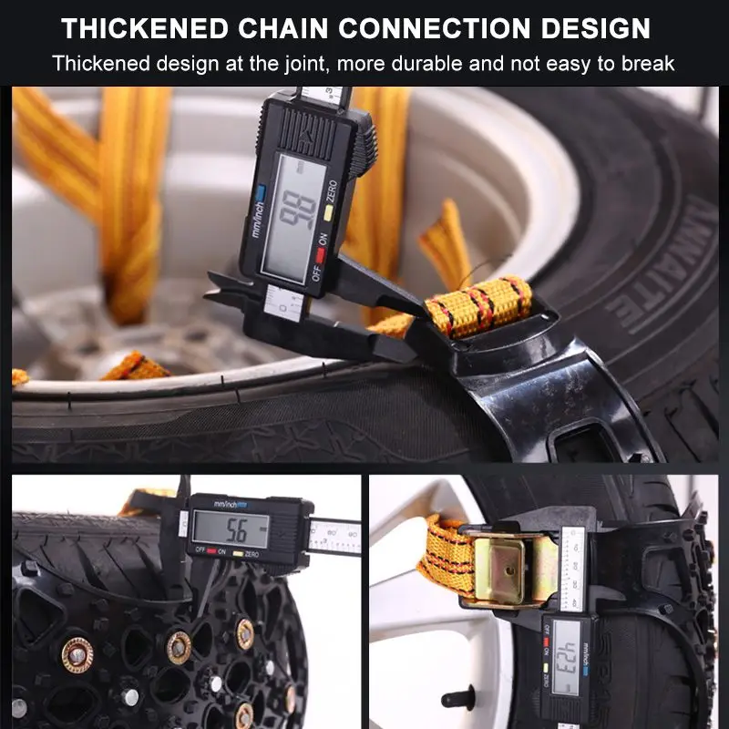 

Universal Truck Car Wheels Tyre Tire Snow Ice TPU Chains Belt Winter Anti-skid Vehicles SUV Wheel Chain Mud Road Safe Safety