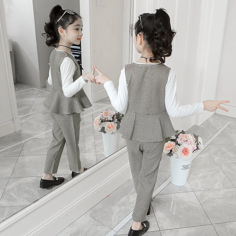 Комплекты одежды для девочек весенне осенний детский спортивный костюм