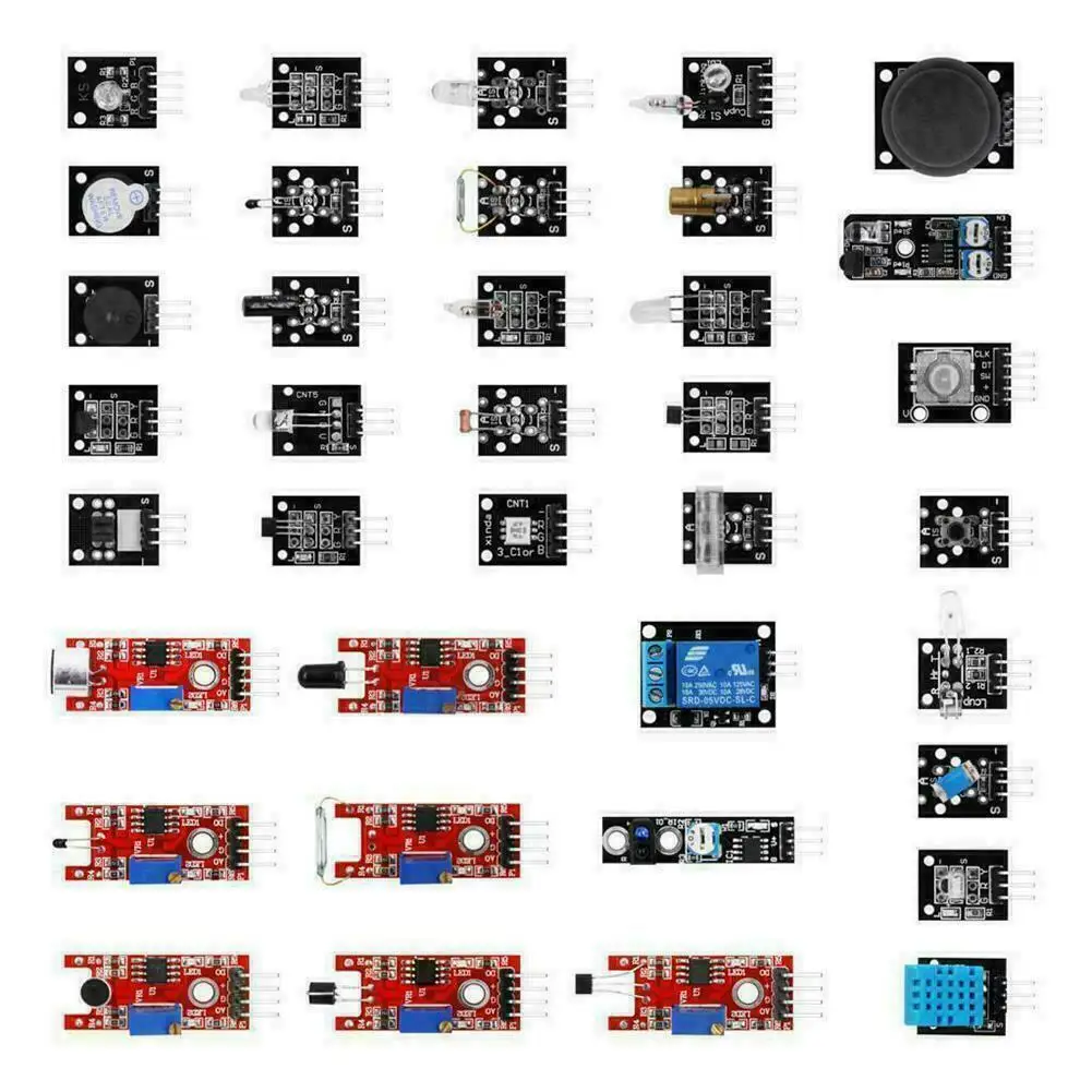 Для Arduino 45 в 1 сенсор s модули стартовый комплект лучше чем 37в1 37 Комплект Uno R3 Mega2560 |