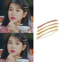 2019 crystal hair clips korea style fashion women rhinestone barrettes girl hair styling accessorie