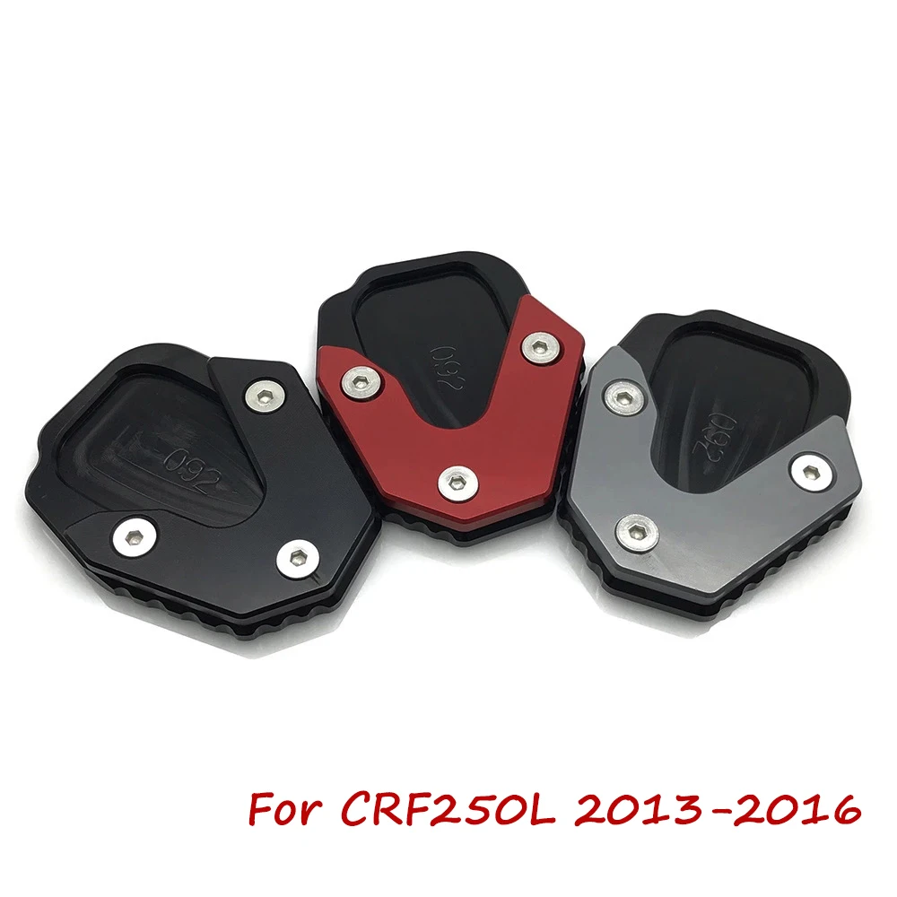 

For Honda CRF250L CRF250 L 2013-2016 Motorcycle Kickstand Foot Side Stand Extension Enlarge Pad Support Plate