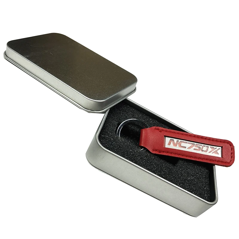 Металлический кожаный брелок NC750X для ключей в мотоцикле подходит Honda NC 750X NC750 X XD/XA