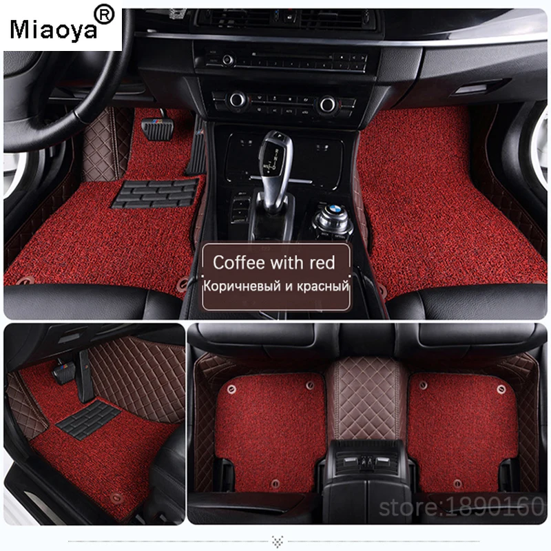 

Miaoya mat Custom car floor mats for Hyundai solaris ix35 30 25 Elantra MISTRA GrandSantafe accent car styling Custom foot mats