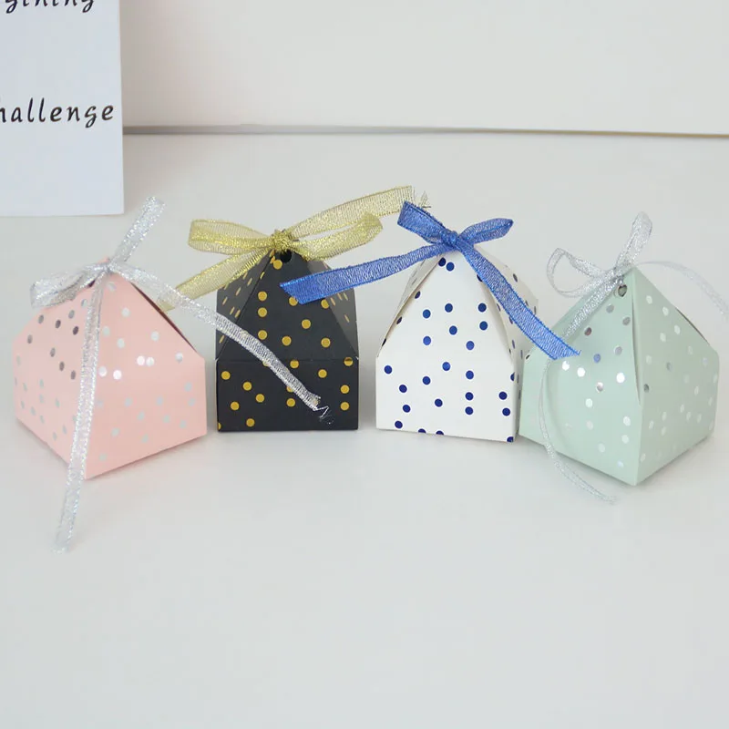 

50pcs Multi color Candy Box Wedding Favors and Gifts Boxes candy Bags for Guests Wedding Decoration Baby Shower Party Supplies