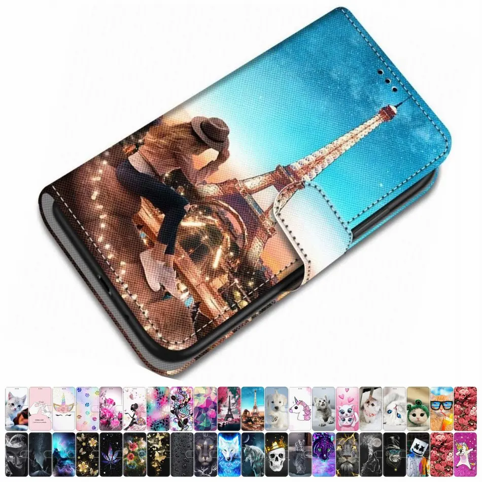 Чехол для Samsung Galaxy A40 A30 A20 A310 A300 A3 2015 2016 кожаный чехол телефона с изображением