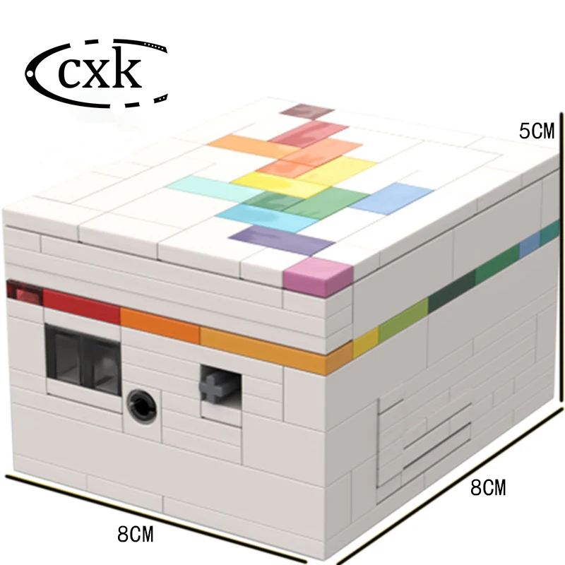 

Creative Action Figures MOC-0199 Dancing Banana MOC-43057 Rainbow Road Box Educational Building Blocks Bricks Toys For Children