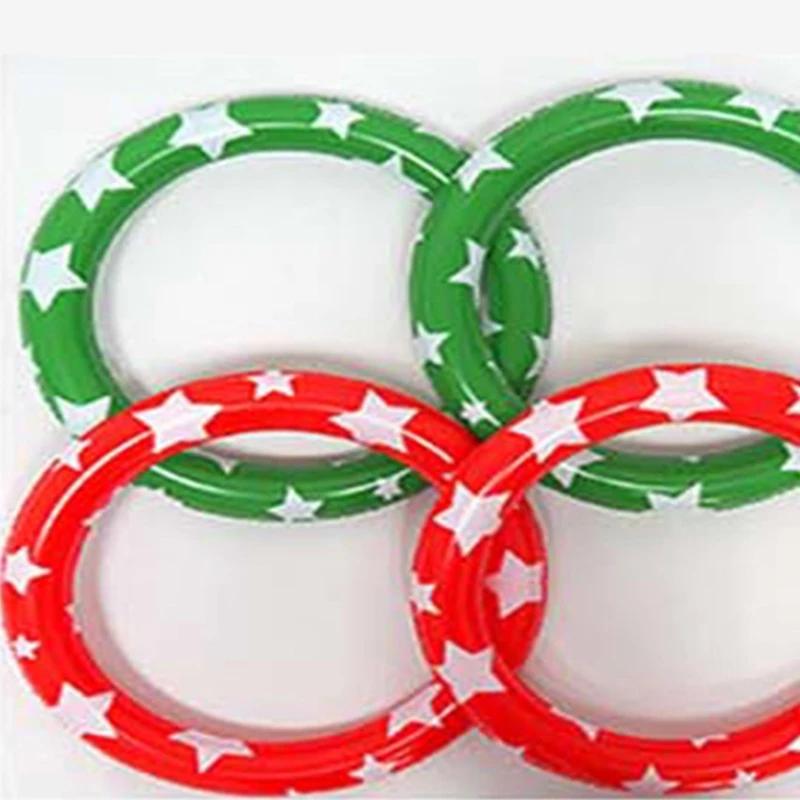 

Children Ring-toss Toy Inflatable Christmas Tree Santa Claus Throwing Game Toys Kids Toss Training Props Child Christmas Gift