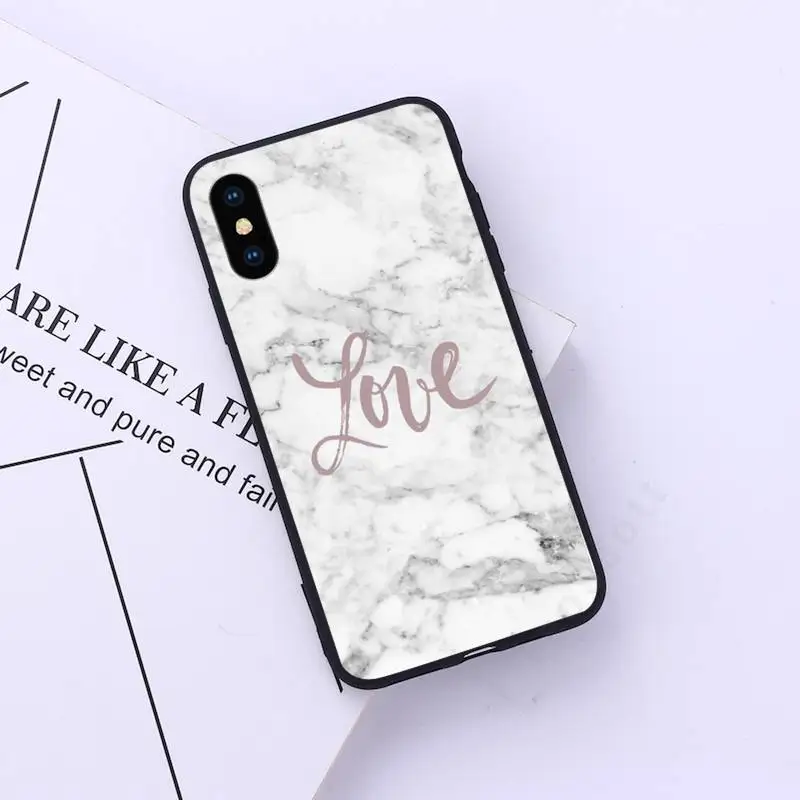 

Marble Letter art pattern high quality Phone Case coque for iPhone 11 12 pro XS MAX 8 7 6 6S Plus X 5S SE 2020 XR