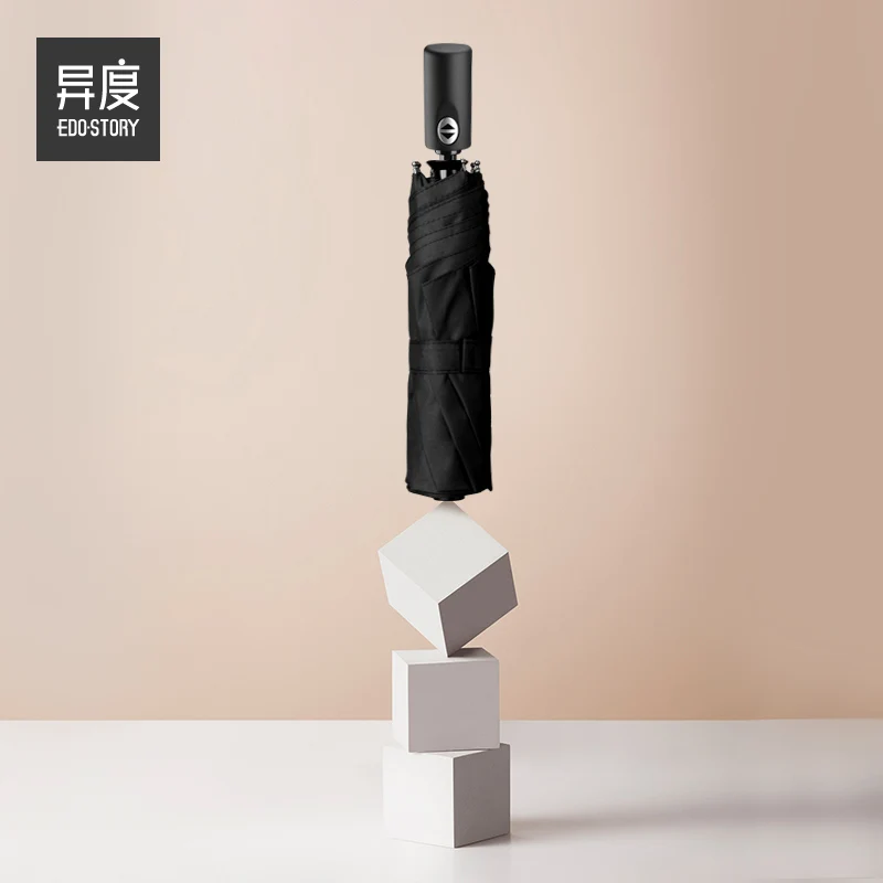 

Зонт Guarda Chuva женский ветрозащитный, автоматический складной зонт с черным покрытием, модный дорожный зонт, бытовые товары