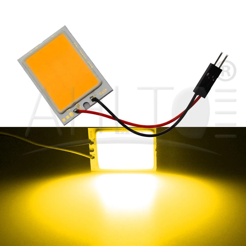 2 шт. T10 COB 24SMD купольный светильник Светодиодная панель для автомобиля мульти