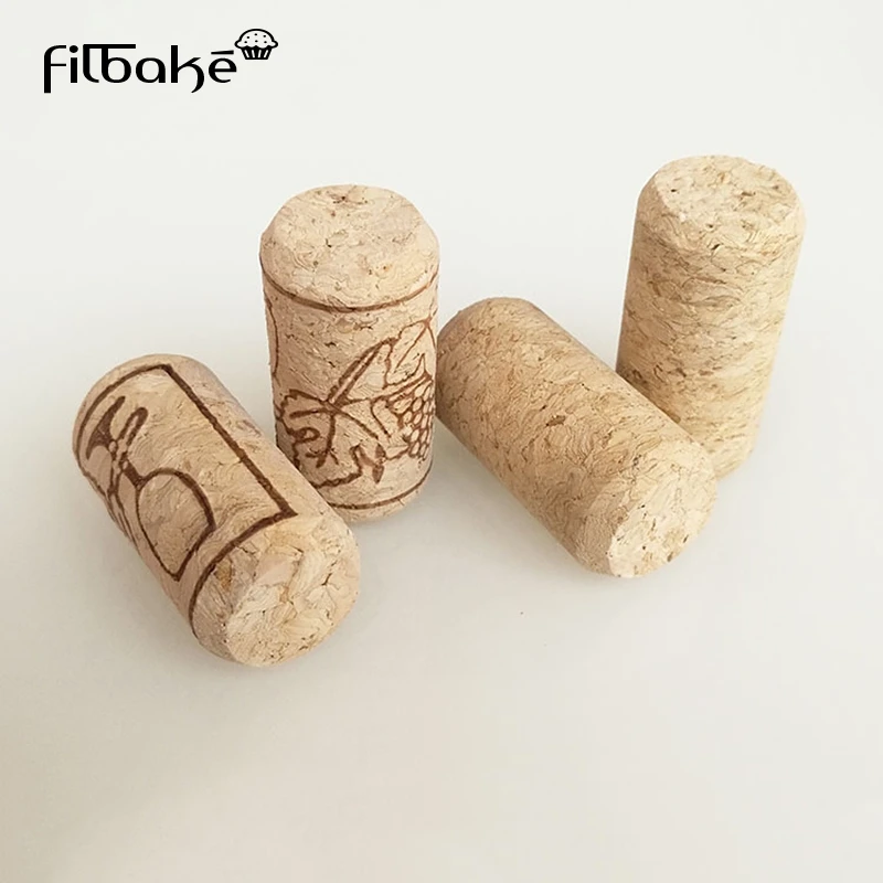 Filbake 6 шт. прямая пробка для вина натуральные пустые пробки ремесла