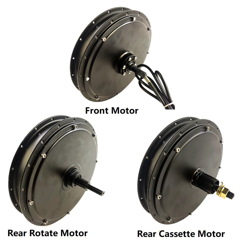 Преобразующий комплект для электрического велосипеда 48 В 1000 Вт/1500 Вт передний и