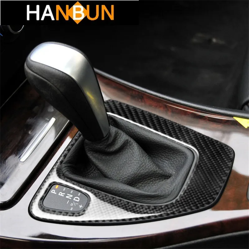 

Стайлинг автомобиля, отделка из углеродного волокна для BMW 3 серии E90 E92 E93 2005-2012, декоративная наклейка на панель центральной консоли подлоко...