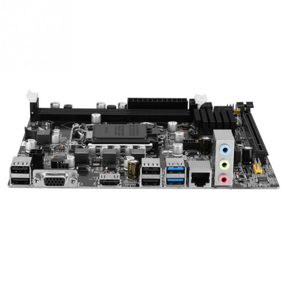 Intel B75 LGA 1155 Материнская плата mикро ATX 16 Гб 2 DDR3 1600 1333 USB 3,0 PCI-E 3,0 SATA 3,0 Для Core 2 3 i7 i5 i3 Pentium LGA1155