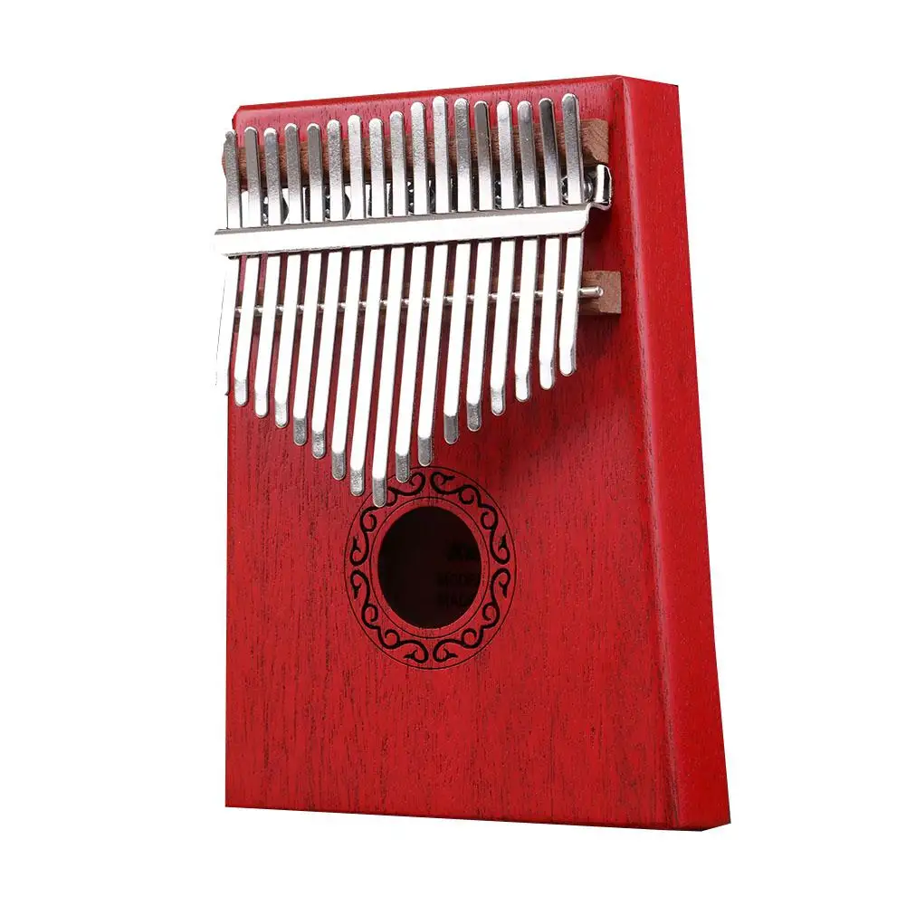 

17 Key Kalimba Thumb Piano Mahogany Body Finger Piano Colorful Kalimba Mbria Percussion Musical Instruments On For Performace