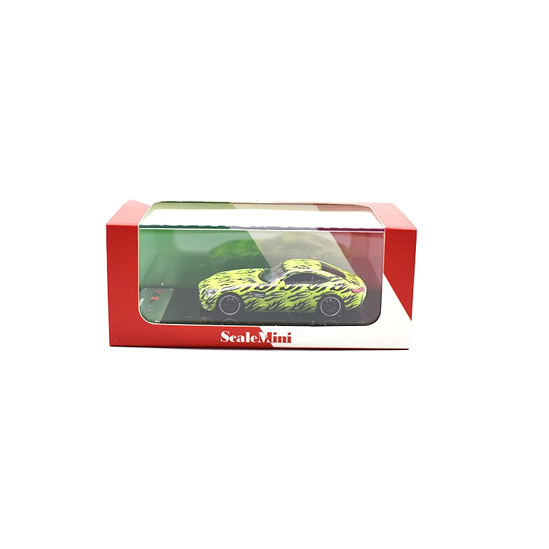 Коллекция AMG GT3 Green ScaleMini 1/64 Смола Супер Спорт литые модели автомобилей Penjing |
