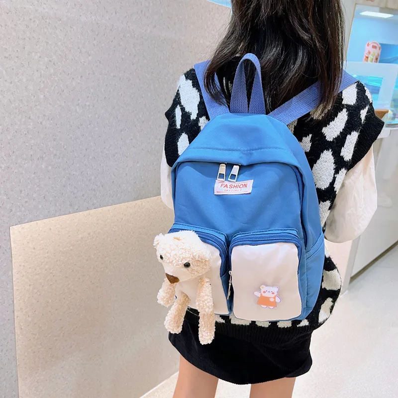

Emerald Kawaii Bag New Trend Little Bear Backpack Animal Children'S School Bag Cute Kindergarten Baby Backpack Toddler Backpack