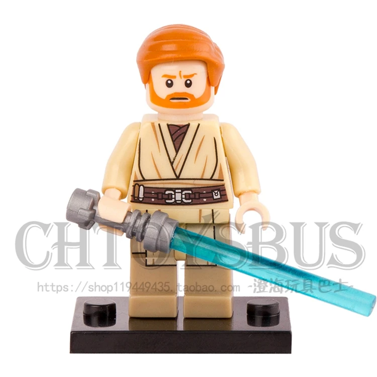 Одна распродажа Звездные войны изгой один Obi Wan Kenobi со световым мечом Leia сделай