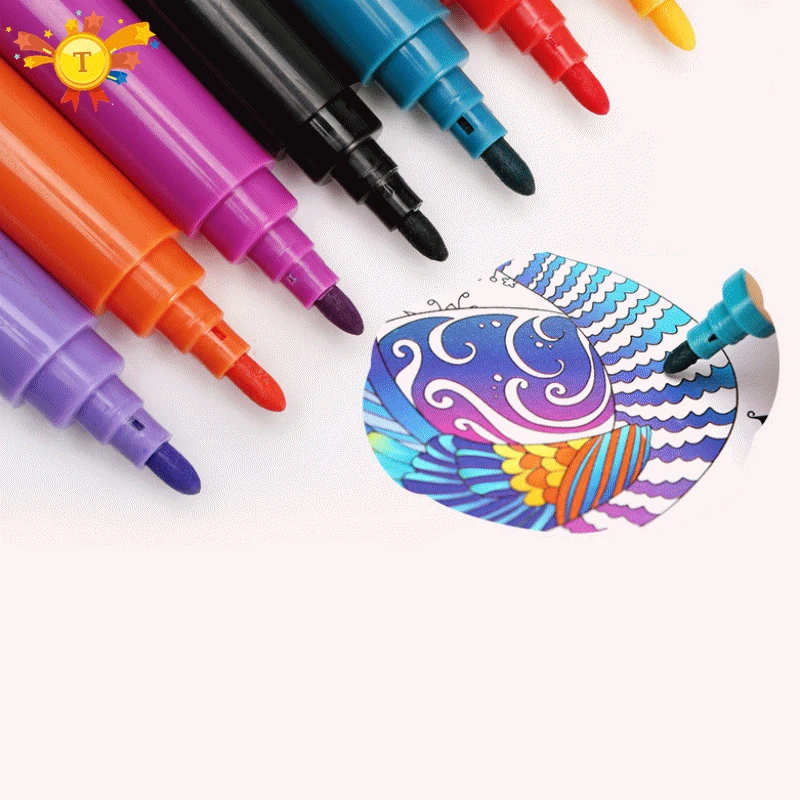 Детская 208 шт./компл. Синий Розовый Набор для рисования картины набор