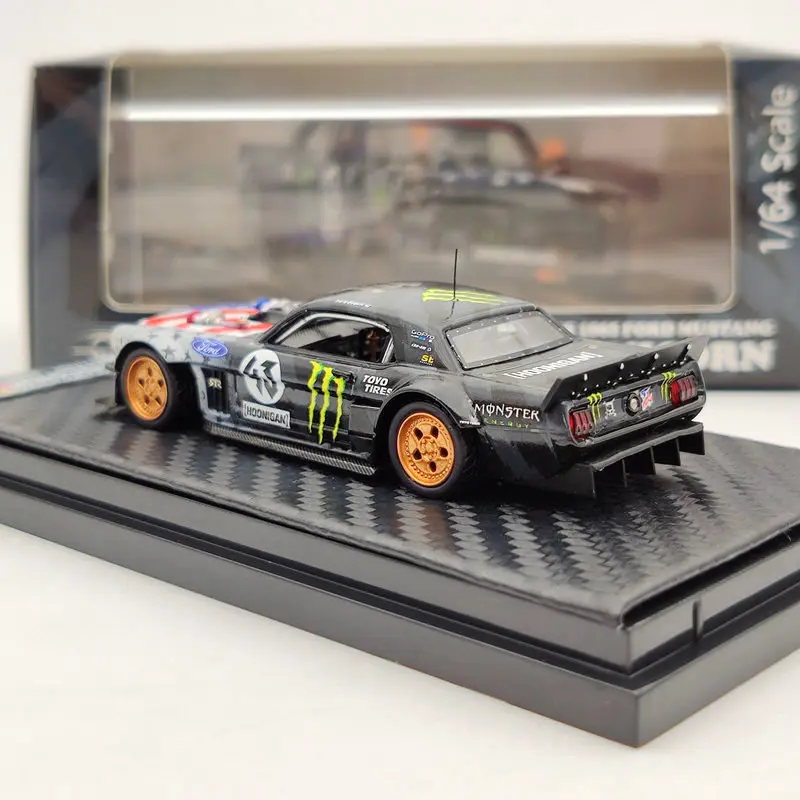 YM модель 1:64 для Ford Mustang 1965 Ken's Hoonicorn #43 Смола Ограниченная серия смоляные модели
