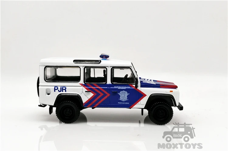 Мини GT 1:64 Land Rover Defender 110 Korlantas индонезийский Национальный трафик литая модель