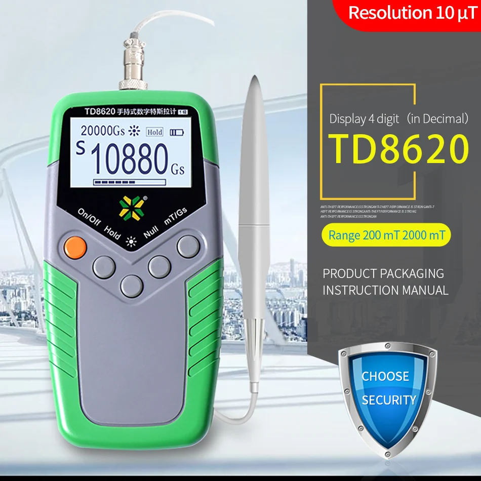 

Цифровой измеритель Гаусса Niusiwen TD8620