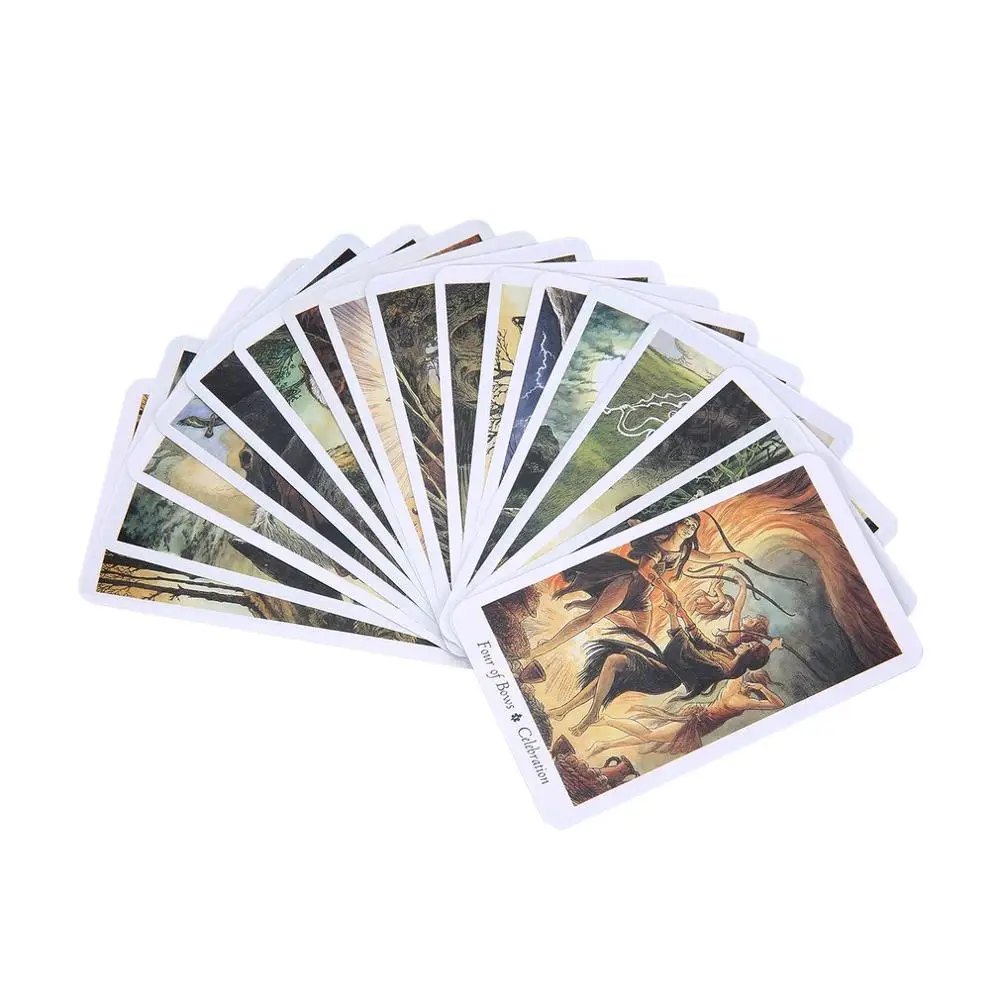 Волшебная дикая древесина Таро Чтение Fate Tarot карточная игра для личного использования настольная игра 78 карт колода и руководство