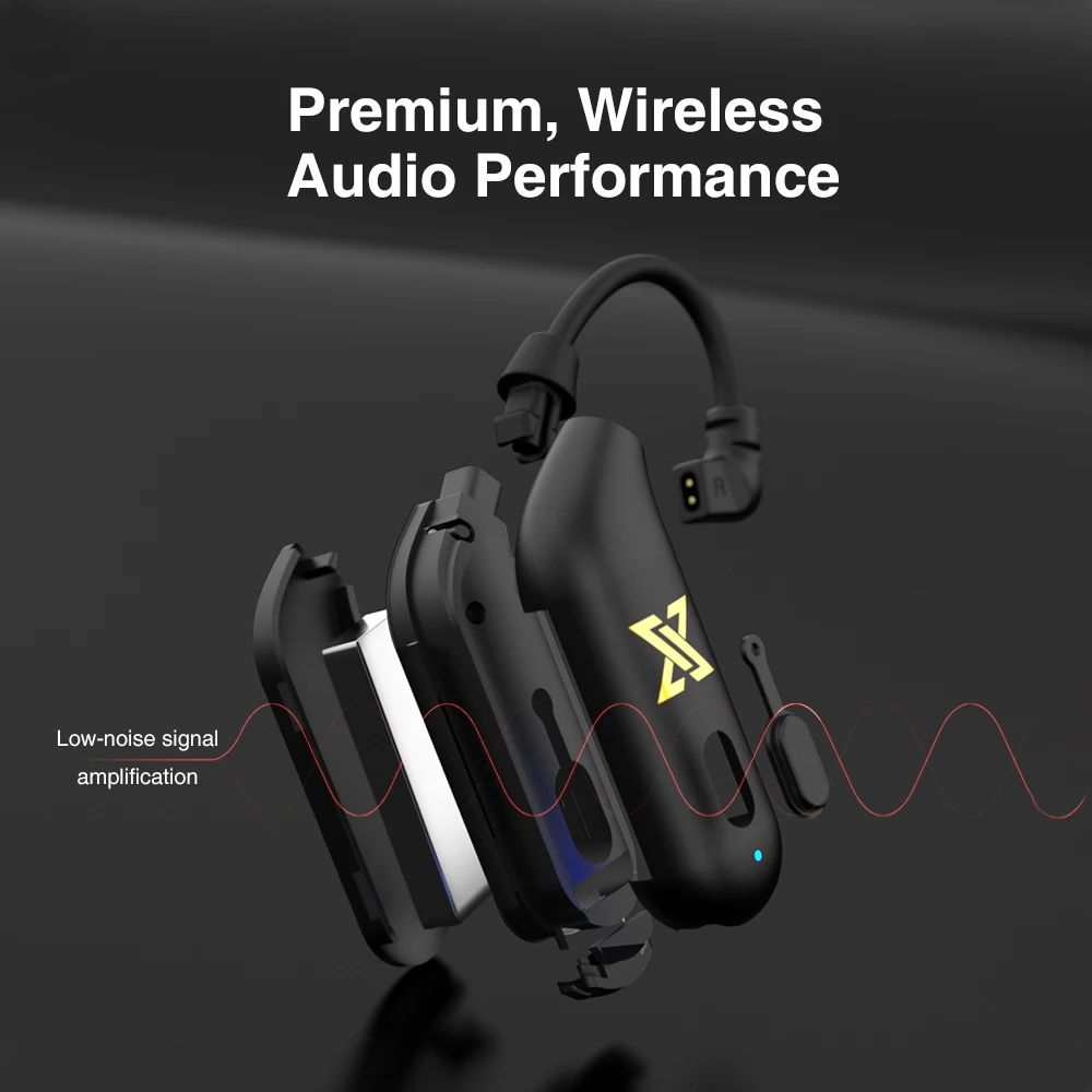 QKZ-X проводные наушники Улучшенный беспроводной кабель для наушников