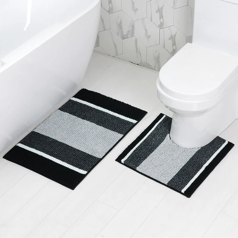 Прямая поставка мягкий коврик для ванной 2 шт./компл. туалетный домашний ног