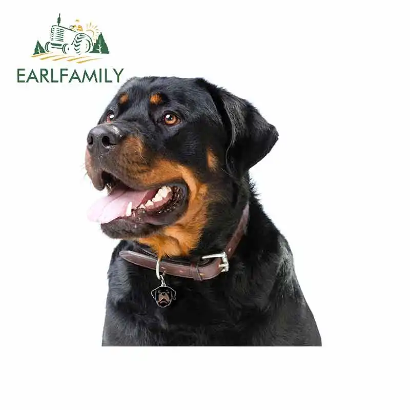 EARLFAMILY 13 см x 11 6 для ротвейлера ярлык веселая фотография фургон тонкая наклейка