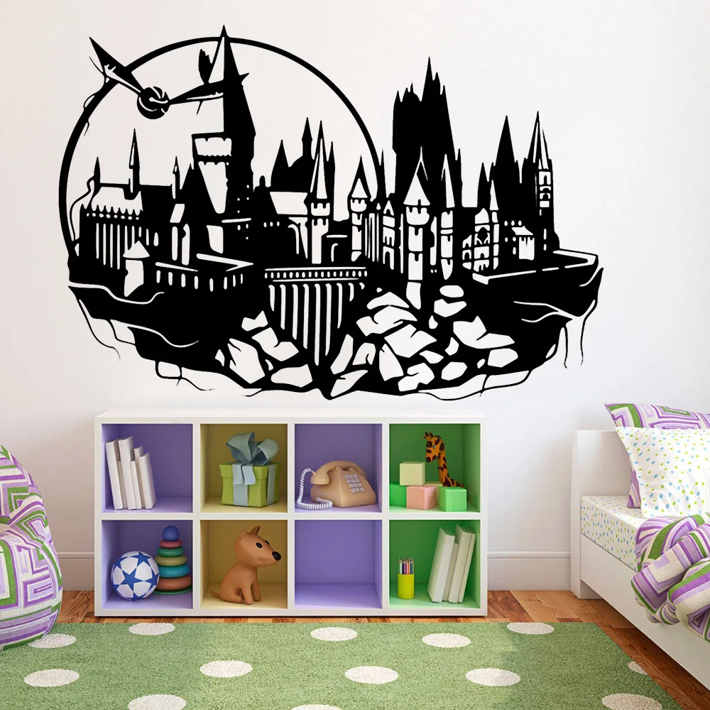 

Cartoon Castle Wall Stickers Children Bedroom Art Decor Vinyl Wall Decals Home Decoration For School Classroom Teen Room Y795