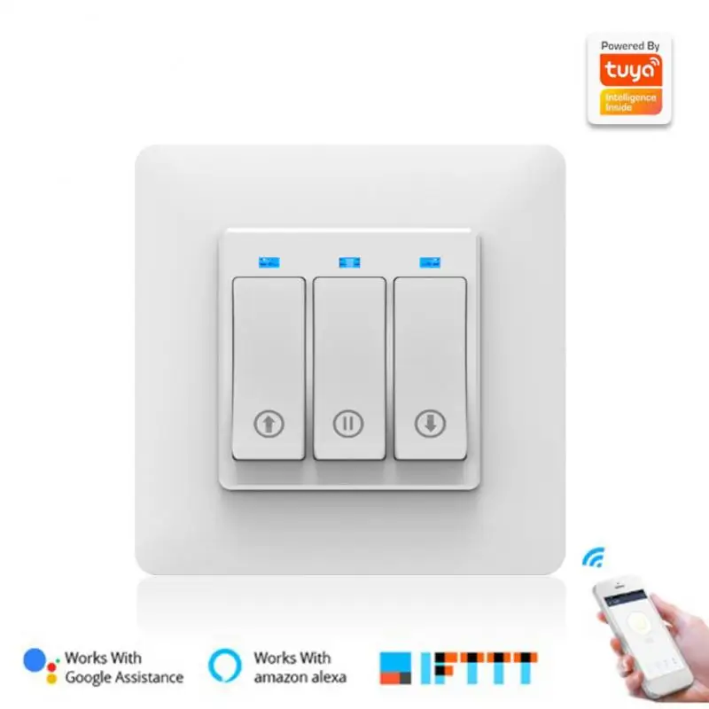 Переключатель для штор Tuya Smart Life с Wi Fi и управлением голосом|Модули умного дома| |