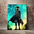 Наруто Плакаты и принты Namikaze Minato, Классические Японские Аниме картины на холсте, анимационные настенные картины для декора гостиной