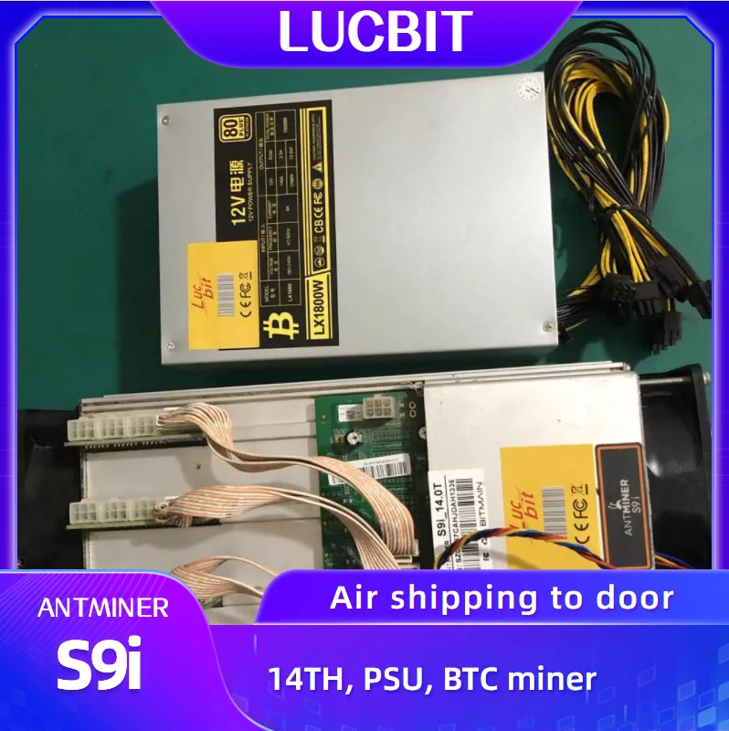Asic Miner Bitmain Antminer S9i 14 5 T SHA 256 BTC Майнер для биткоинов б/у и обновление | Компьютеры