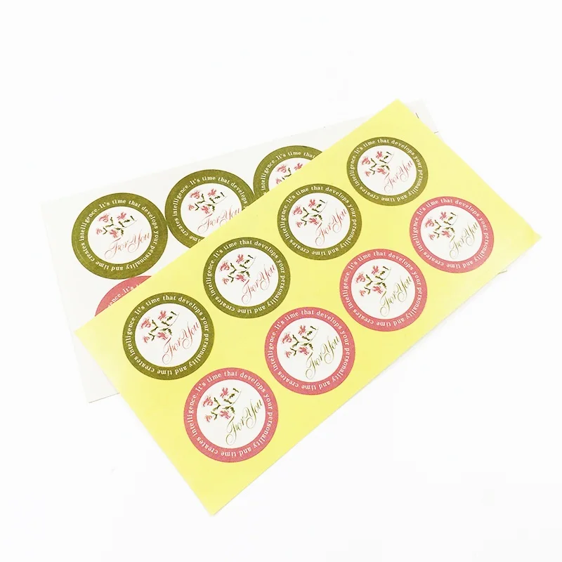 120 Pcs/lot Red Green 'For you' Scrapbooking Paper Labels Envelopes Stickers Gift Packaging Seal Multi-function Seals Stickers
