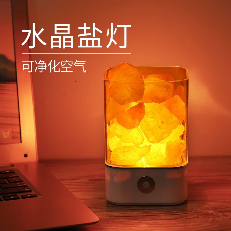 Оригинальность Современная хрустальная солонка прикроватная лампа для спальни